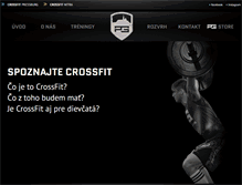 Tablet Screenshot of crossfitnitra.com